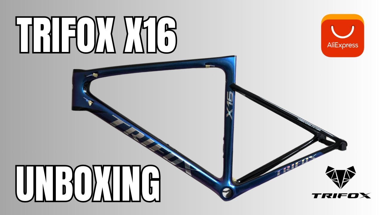 Trifox X16 Chameleon Blue - Unboxing My New AliExpress Carbon Road Bike Frame