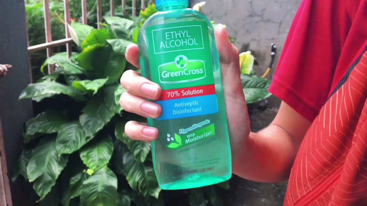 Green Cross Ethyl Alcohol Advertisement
