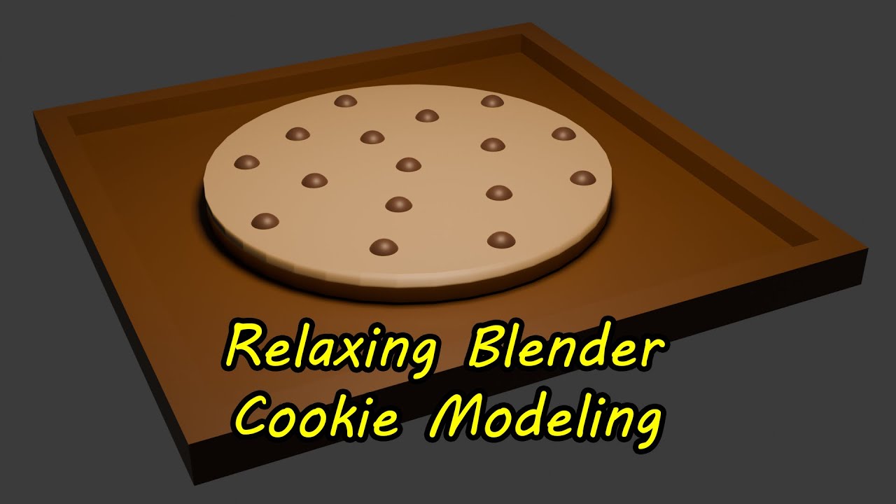 How to Model a Cookie in Blender 🍪✨ (Beginner Friendly) | Neko Artist