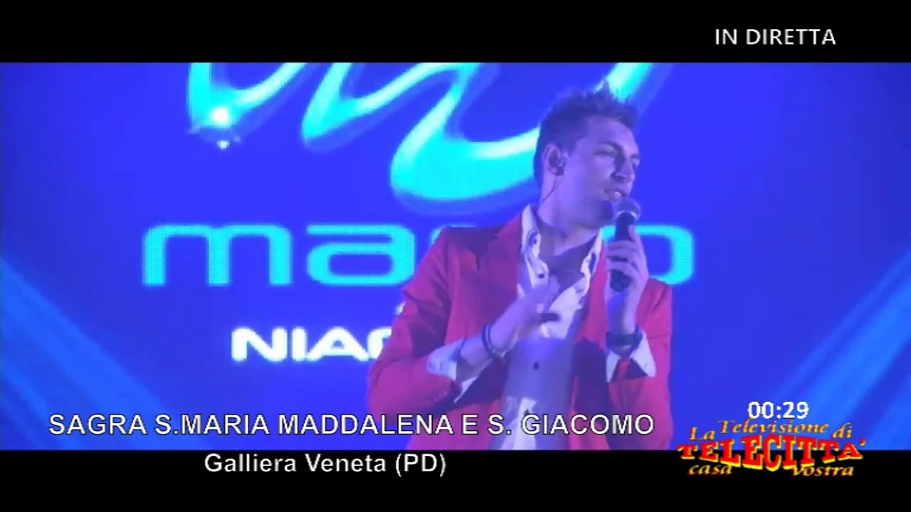 Orchestra MARCO E  I NIAGARA in diretta dalla Sagra di Galliera Veneta (PD) 16.07.2019