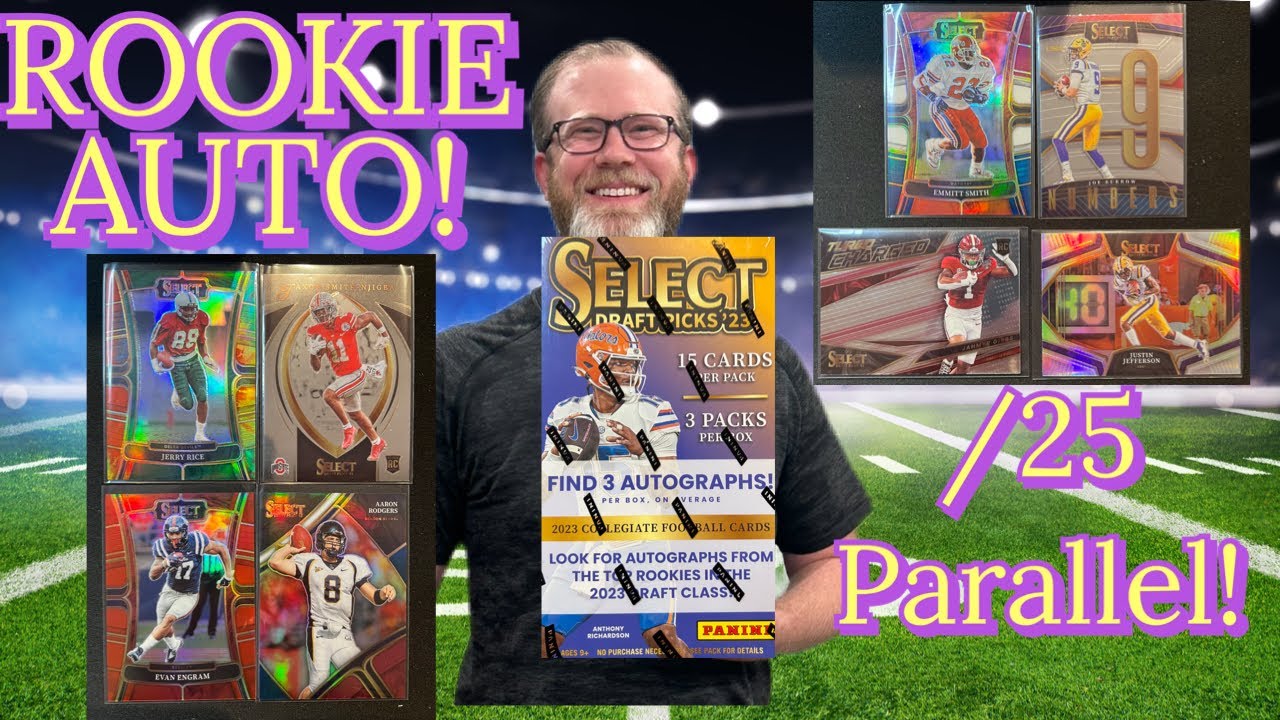 Rookie AUTO!😲🥹 - 2023 Panini NFL Football 🏈 Select Draft Picks Hobby Box - /25 Parallel!🔥🤑