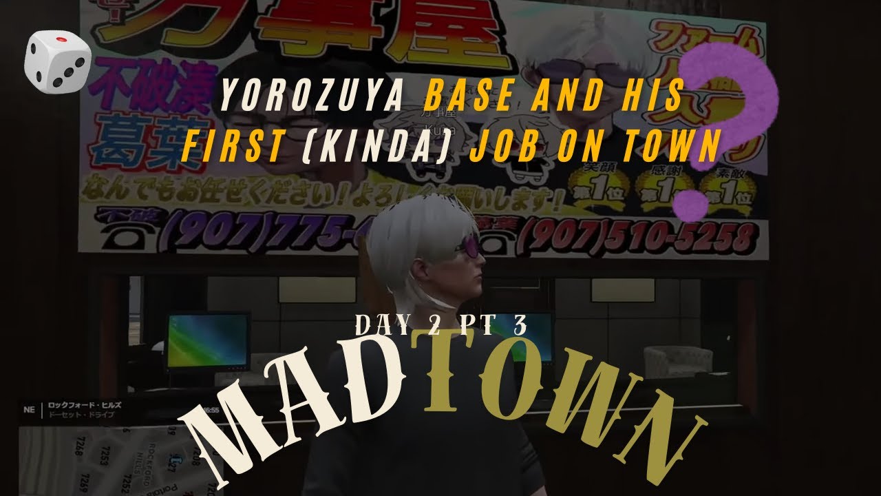 【 ENG SUB】Kuzuha At Yorozuya Base and First (Kinda) Job In Town【Madtown/Kuzuha/Nijisanji/VCRGTA】