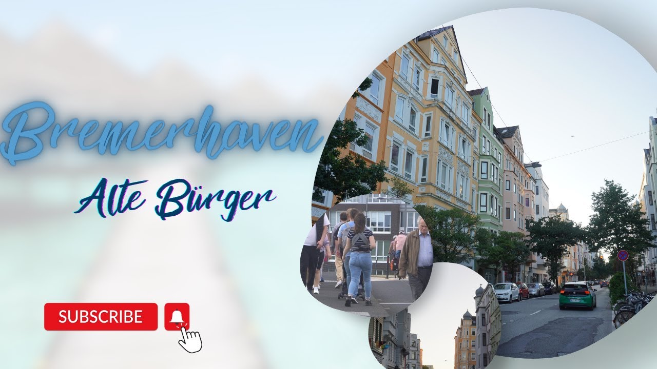 Bremerhaven - Alte Bürger - 4k Walking Tour