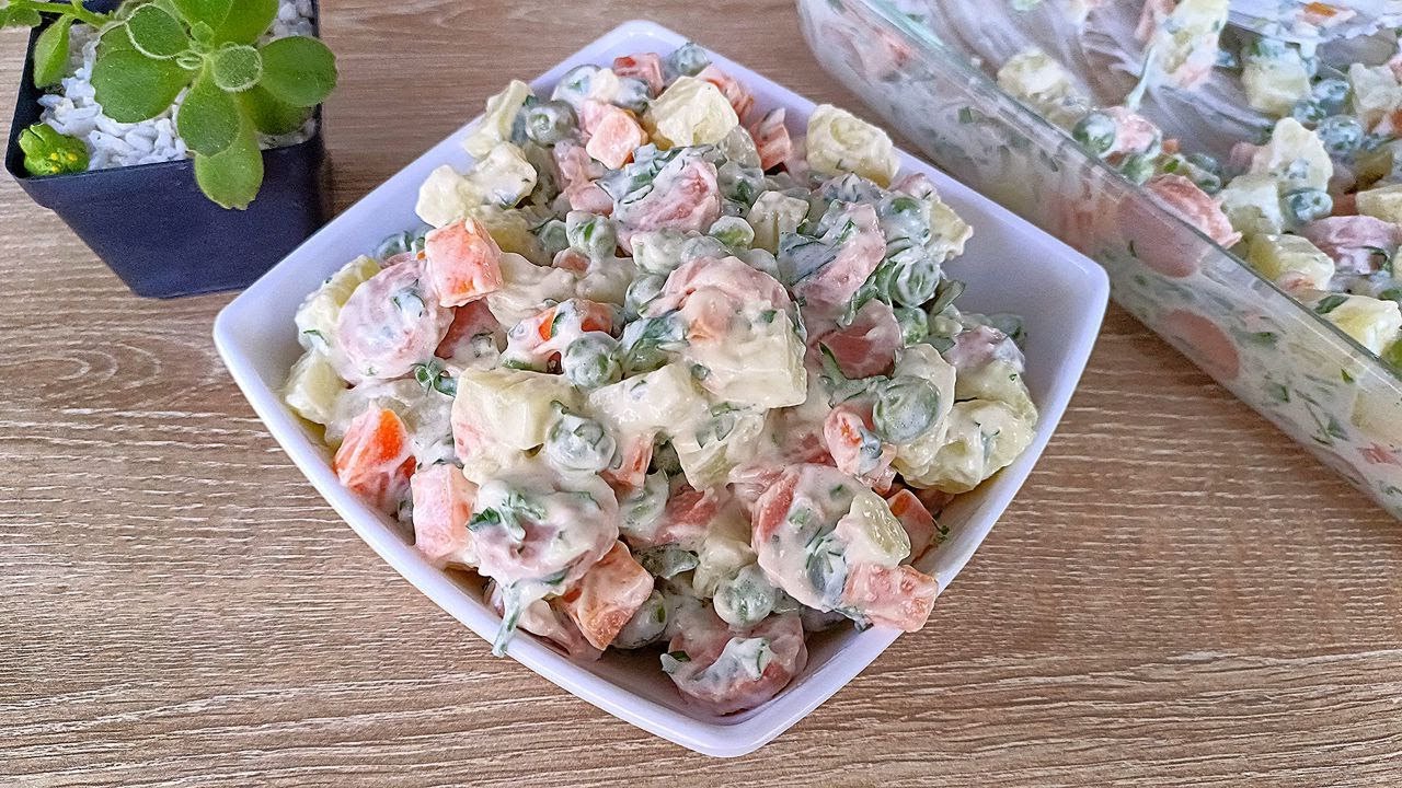 💥 Aquí 👆 está la mejor ensalada de papa. ¡Fácil y deliciosa! 😍