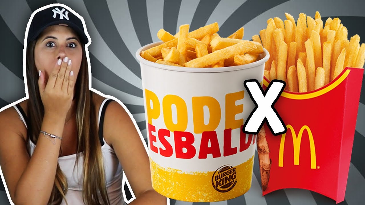 Burger King X McDonald's batalha de Batatas Gigantes