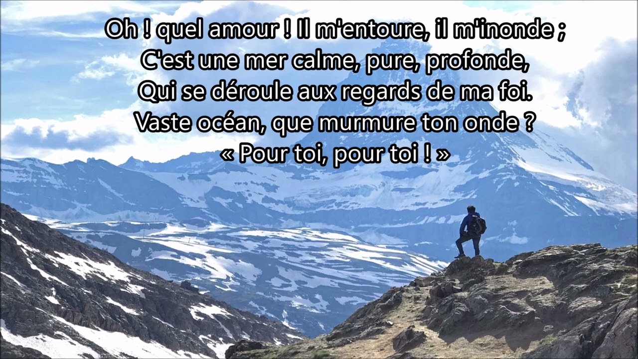 Oui ton amour est un amour sublime