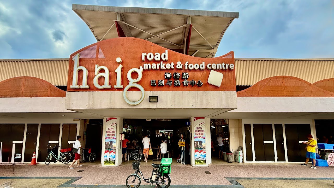 🇸🇬 *HAPPENING* Hawker Centre, Market & Shops in Geylang, Singapore (Haig Road Market & Food Centre)