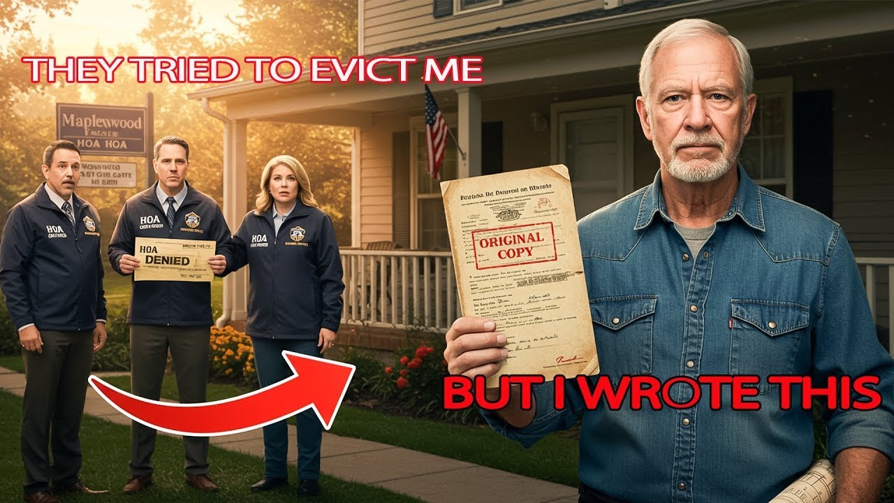 HOA Tried to Push Me Out After 22 Years — They Forgot I Wrote the Original Deed