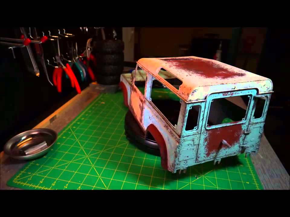 Weathered RC4WD D90 hard body