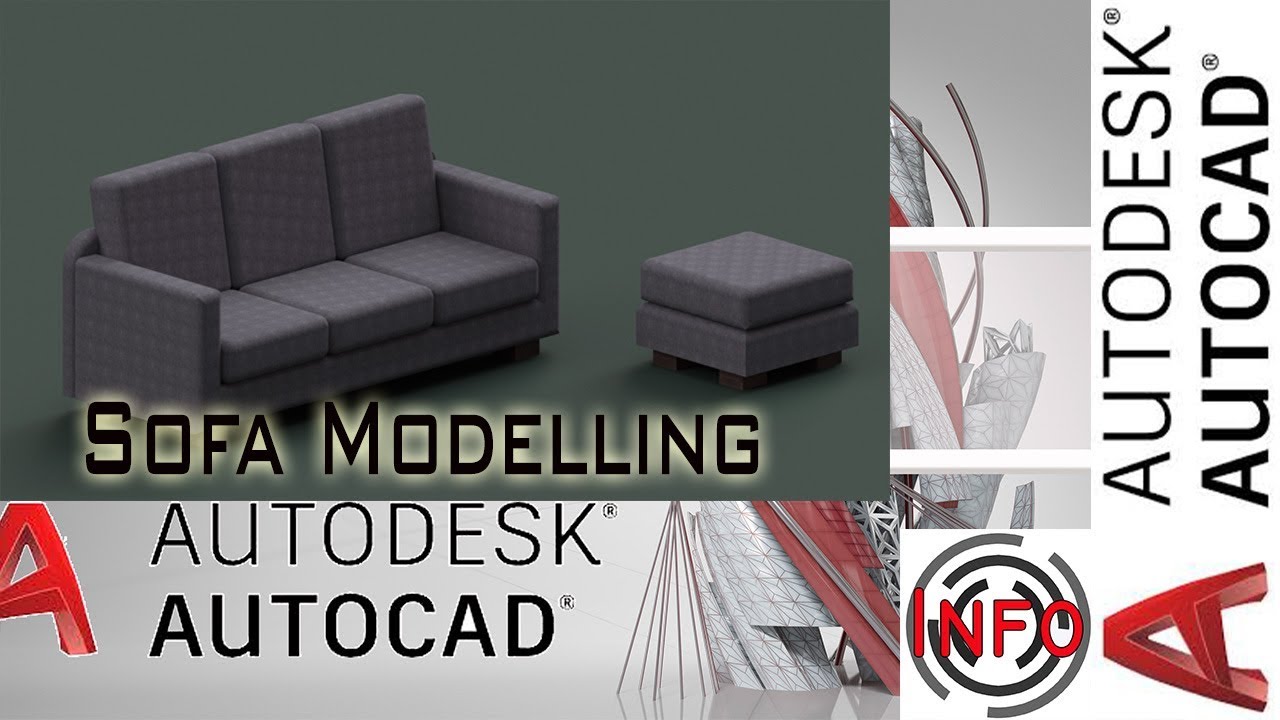 AutoCad Sofa Modelling/ InfoTech