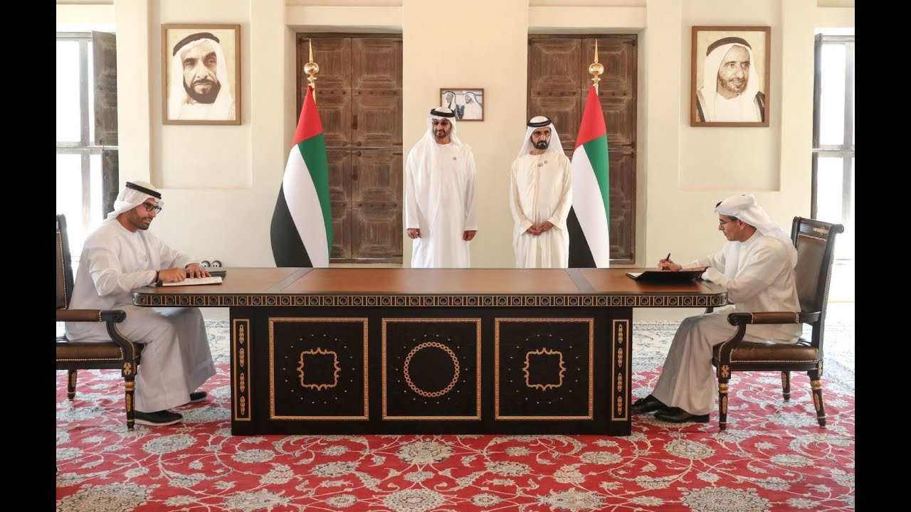 محمد بن راشد ومحمد بن زايد يشهدان إطلاق شراكة استراتيجية بين 
