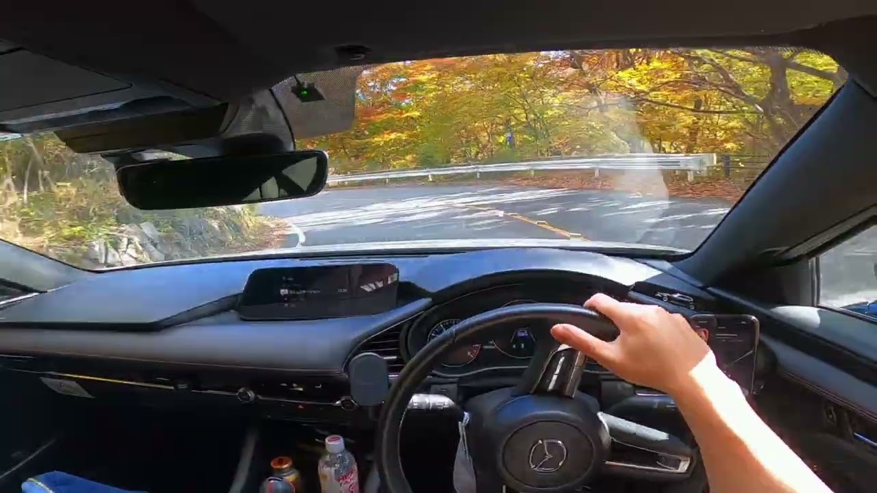 POV#19 MAZDA3 20S 6MT Karuizawa Autumn Drive 下道で紅葉を楽しめてみた　軽井沢　国道18号　旧道　週末ドライブ　秋　マツダ