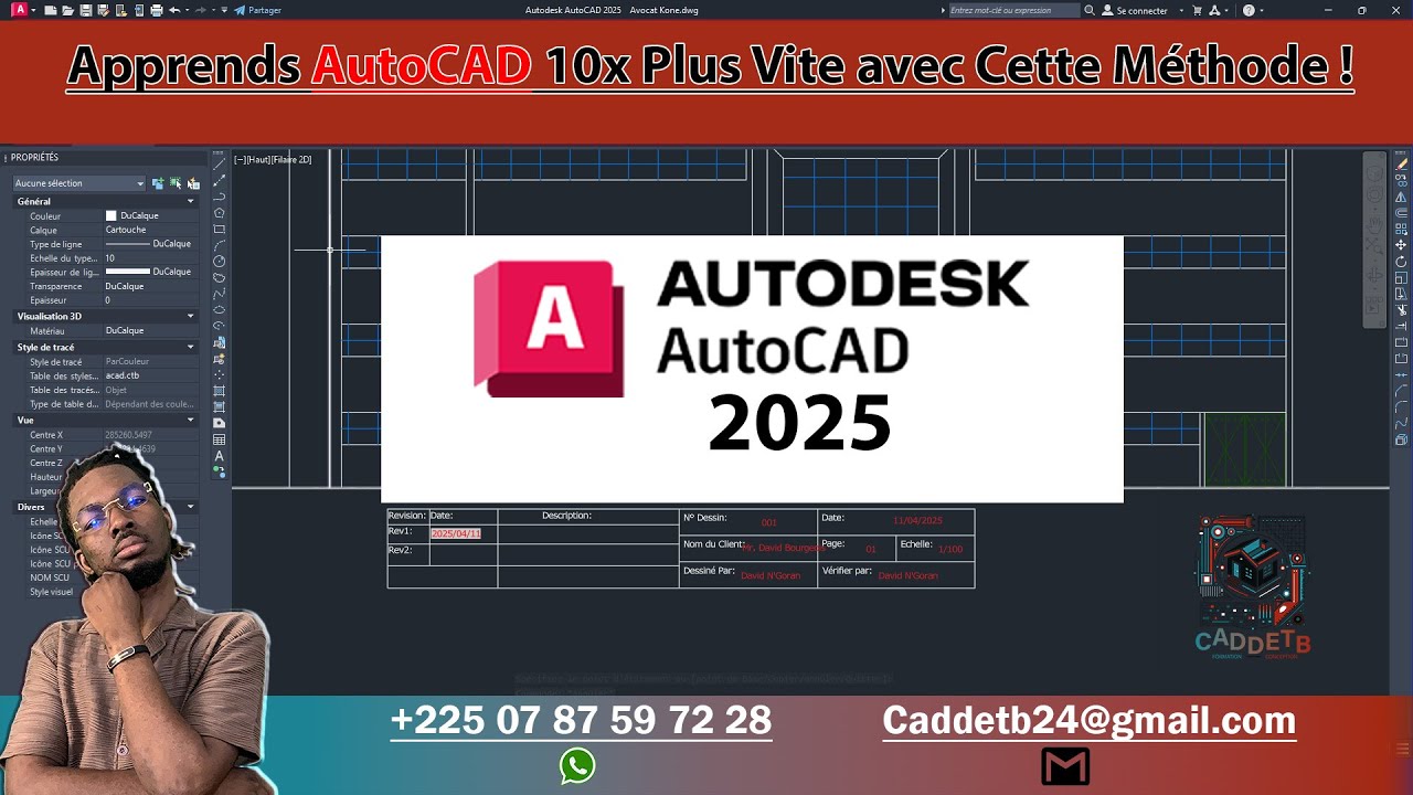 Comment Maîtriser AutoCAD Rapidement (Même en Partant de Zéro)