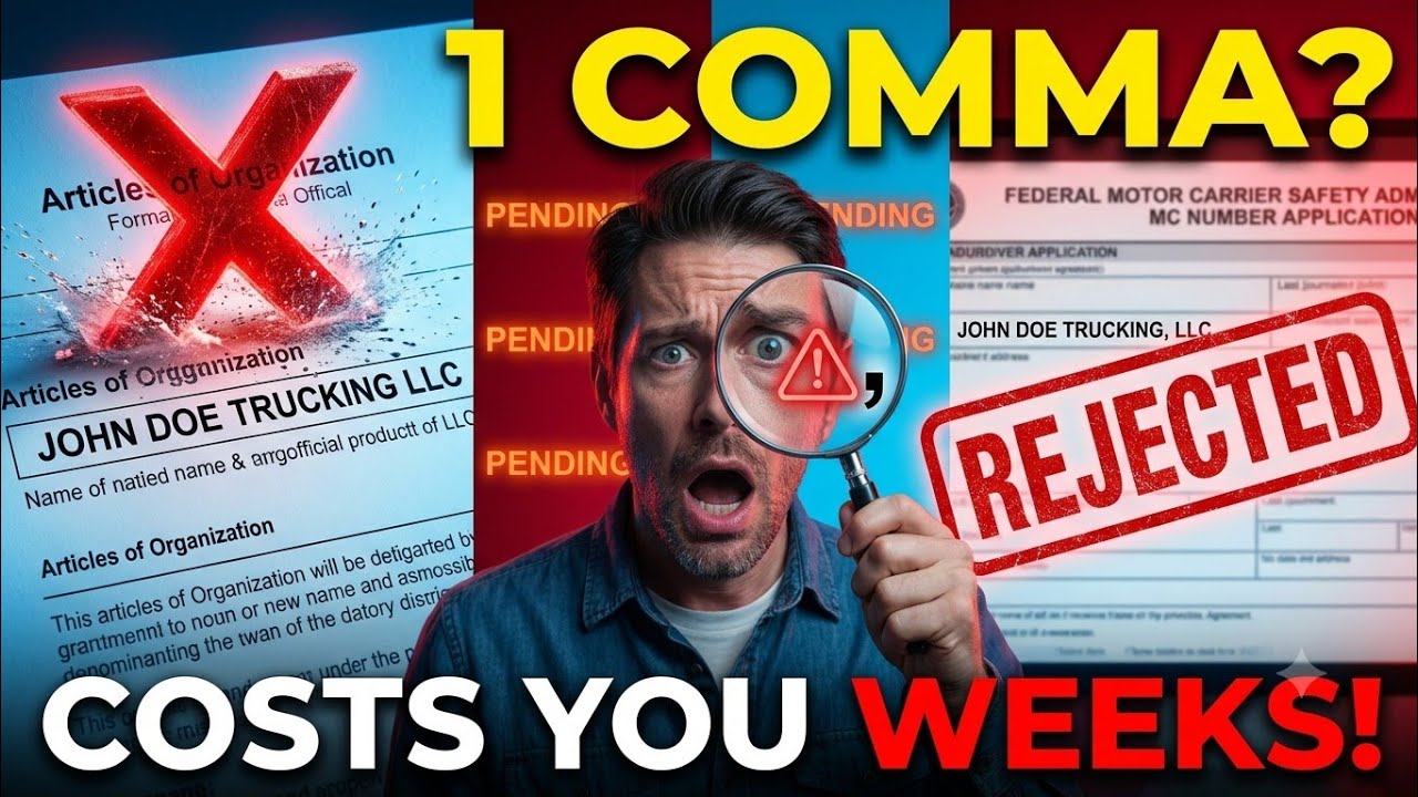 LLC Name Mismatch? The FMCSA Error That Delays MC Number Approval.