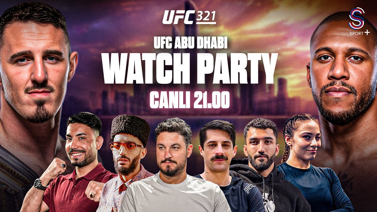 UFC 321 KARTINI BİRLİKTE İZLİYORUZ! Tom Aspinall vs Ciryl Gane | UFC Watch Party