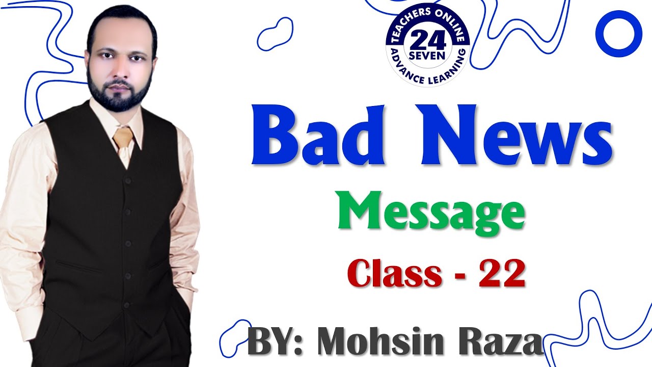 ENG201 Short Lecture - 22 | VU Short Lecture | Writing Bad News Messages in (Urdu / Hindi)