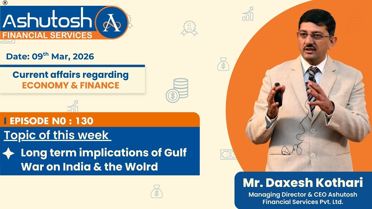 Current Affairs Regarding Economy & Finance By Mr. Daxesh Kothari, Managing Director & CEO 09 Mar`26