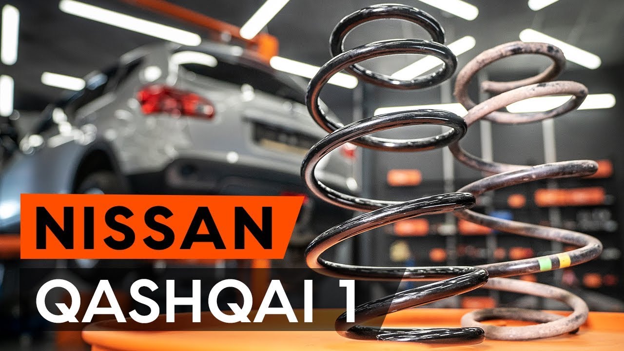How to change rear springs on NISSAN QASHQAI 1 (J10) [TUTORIAL AUTODOC]