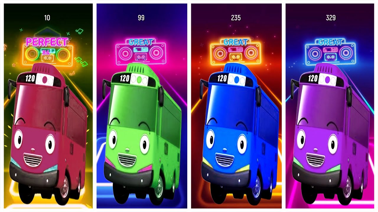 Tayo the Little Bus Coffin dance end Tiles Hop