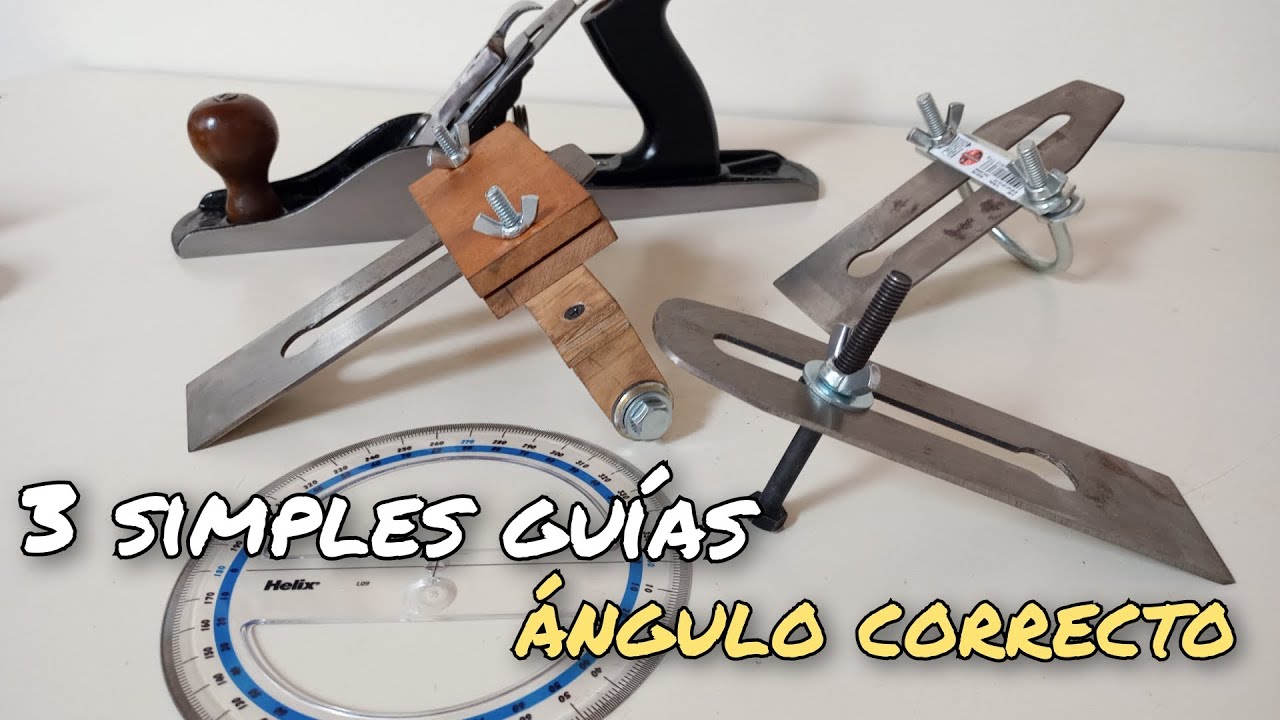 Guía Sencilla Para Afilar Cuchillas de Cepillo | Ángulo Correcto | Parte 1