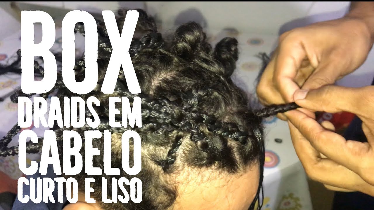 COMO FAZER BOX BRAIDS EM CABELO LISO E CURTO