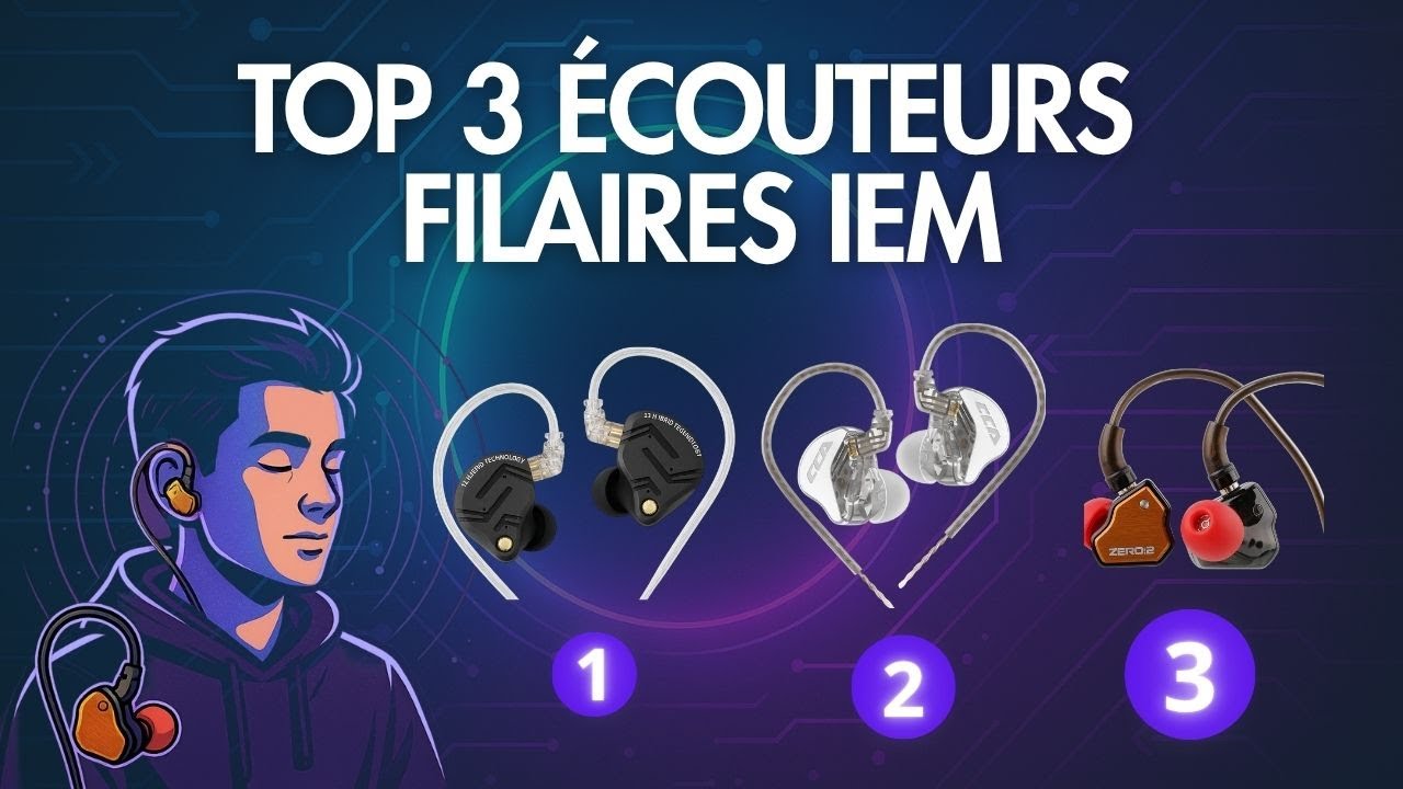 Meilleur Écouteur Filaire IEM (2025) | Top 3