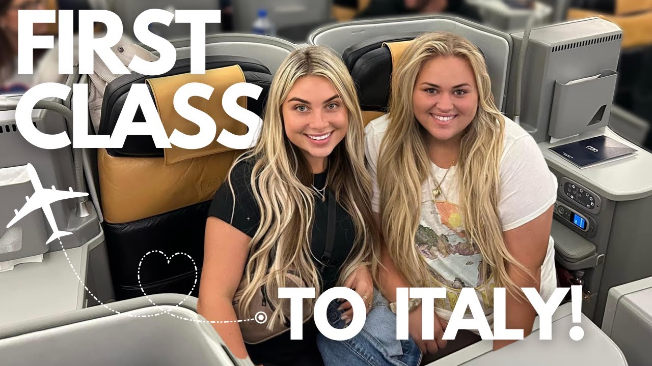 Fly First Class (for the first time) to Italy With me!