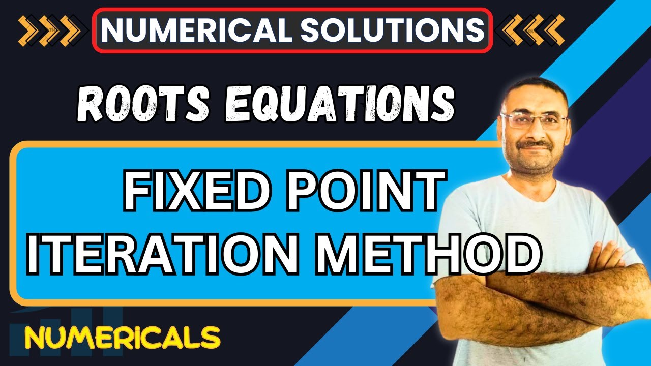 Fixed Point Iteration Method | Roots of Equations | Numerical Solutions | Btech | BCA | UPSC | CTET