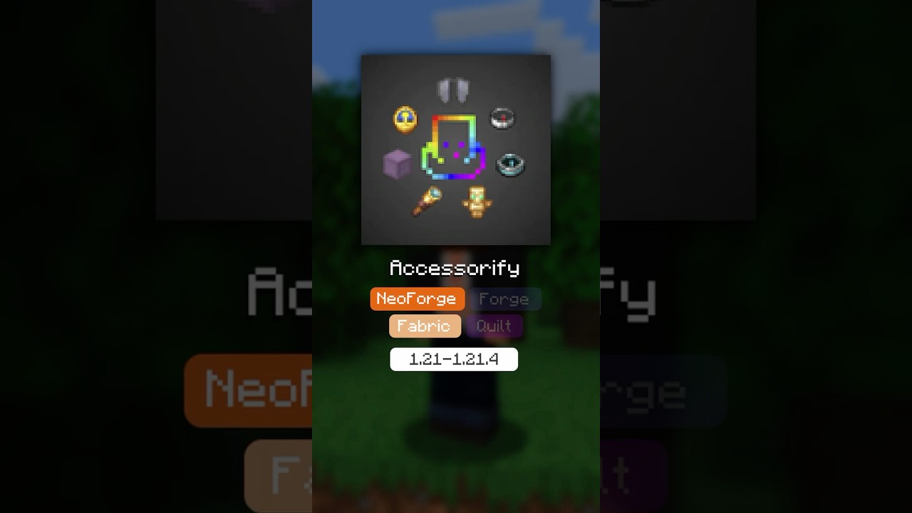 Accessorify 1.2.0 - Идеальные QoL утилиты #майнкрафт #моды