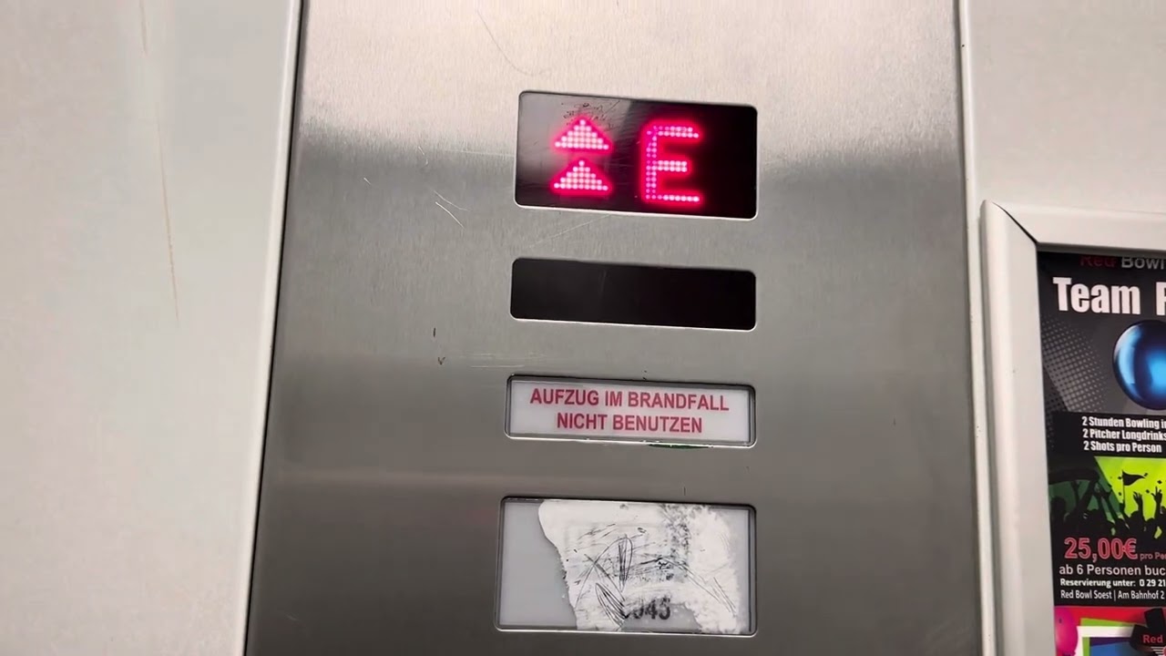 OSMA Aufzug in einem Fachmarktzentrum in Soest