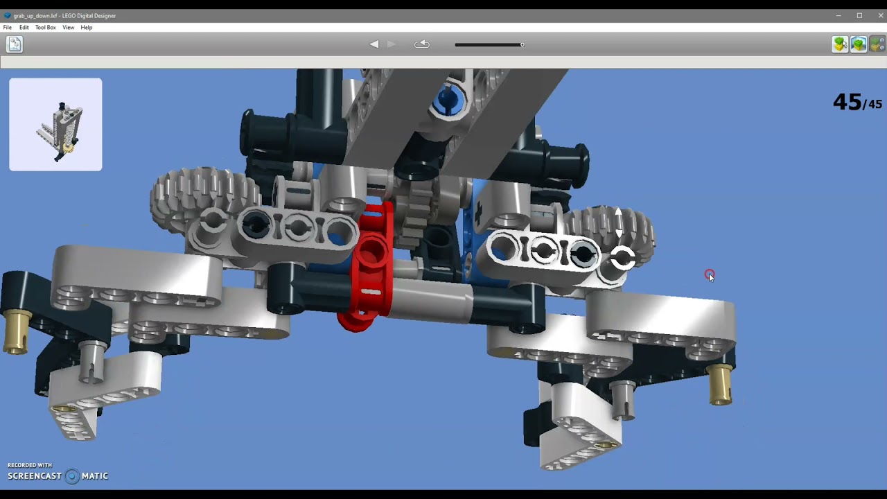 Lego EV3 Grab and Up and Down LDD Manual