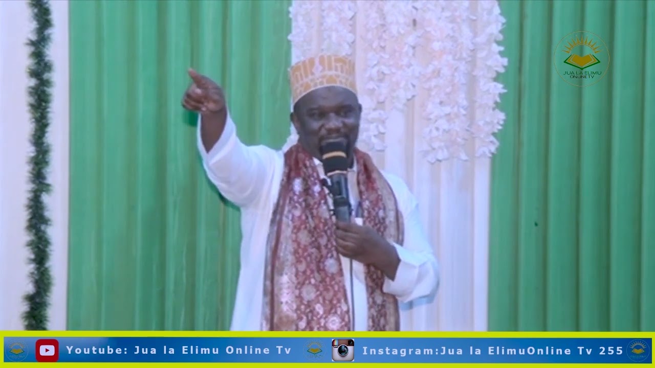 Sheikh Yusuf Kidago Asisitizia Tabia Njema  Katika Hadhara Mkuranga Pwani Kwa Sheikh Mbwera