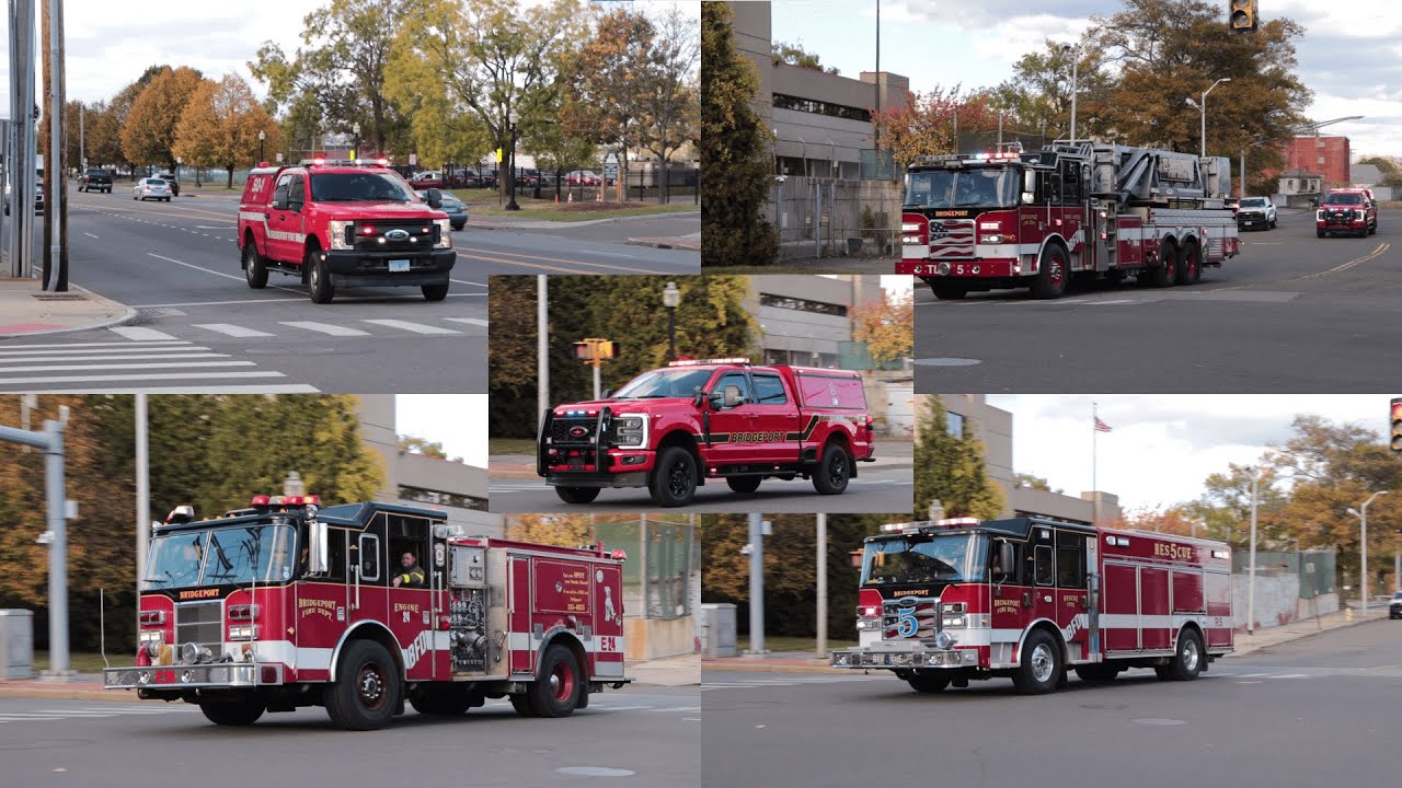 Bridgeport, CT Fire Headquarters responding to an Elevator Rescue