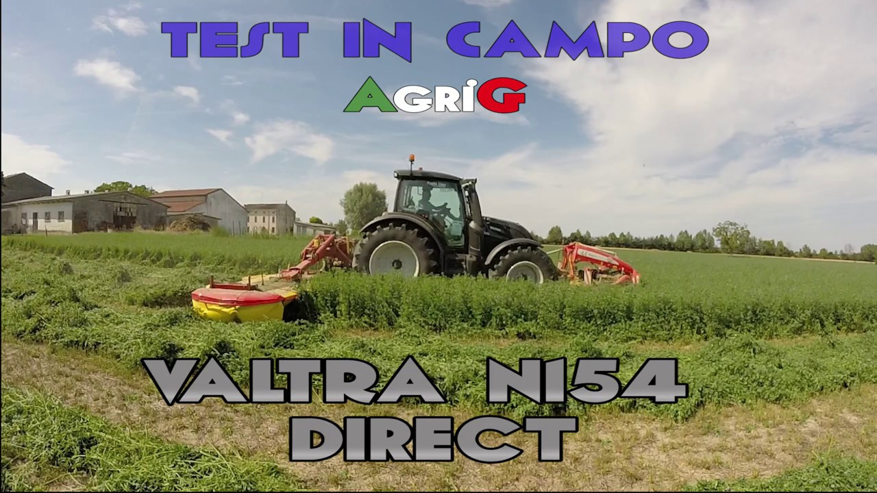Valtra N154 Direct - Test in Campo con Poettinger