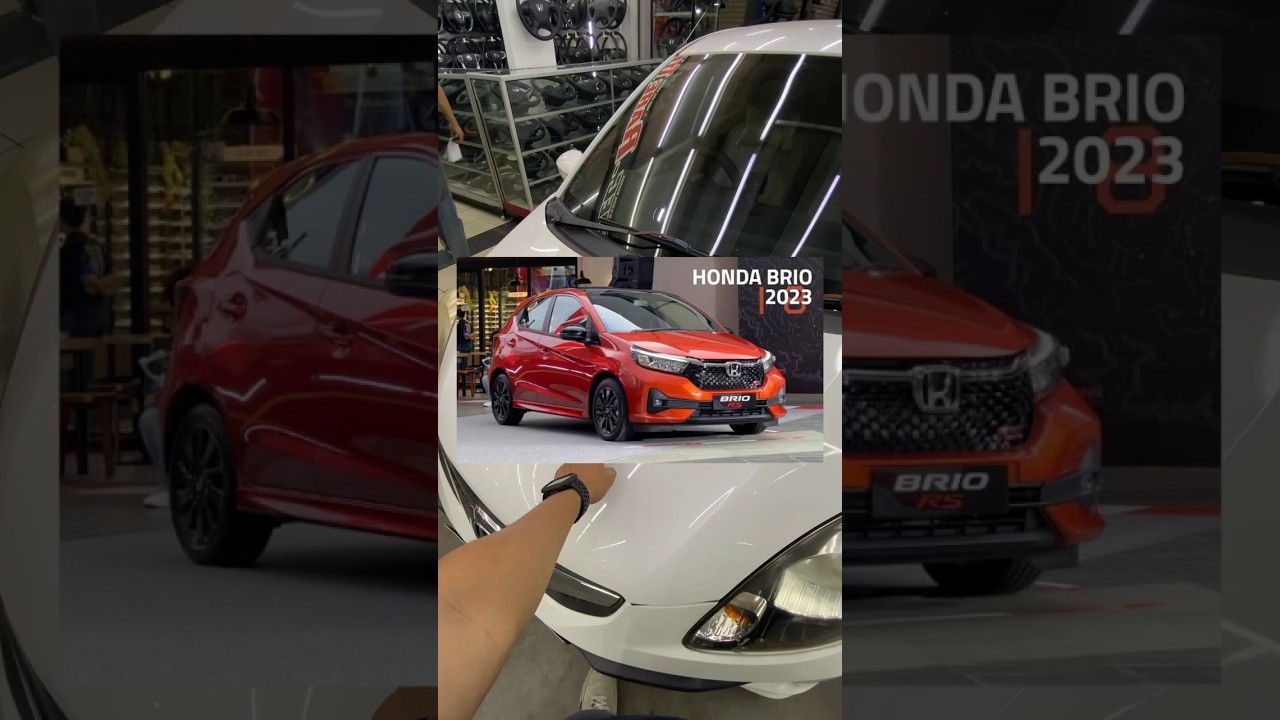 BRIO SATYA 2016 UPGRADE TO BRIO RS FACELIFT 2023 (Part.1) #carmodification #hondabrio #automotive