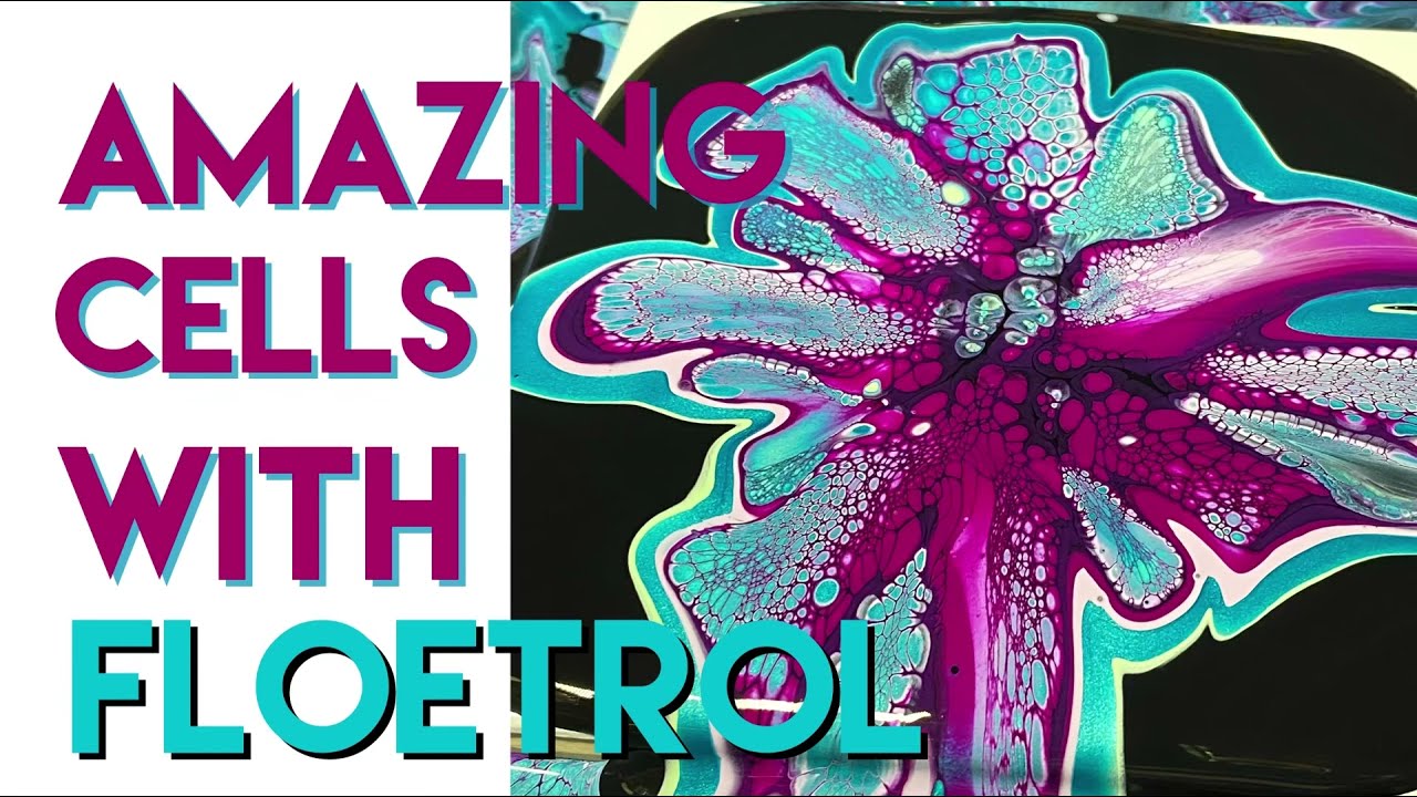78. Amazing cells with straws - Gorgeous cells every time - Acrylic Pouring - Fluid Art