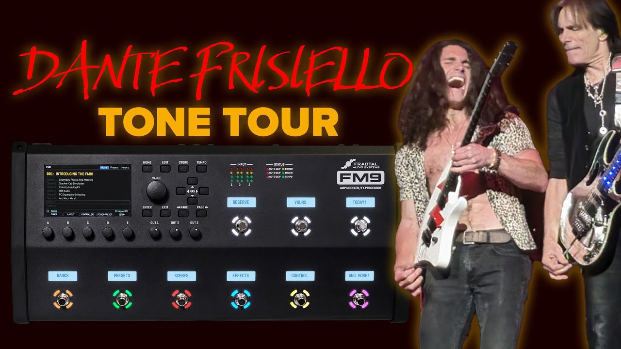 Турне DANTE FRISIELLO Fractal FM9 группы Steve Vai Band | Fractal Friday с Купером Картером