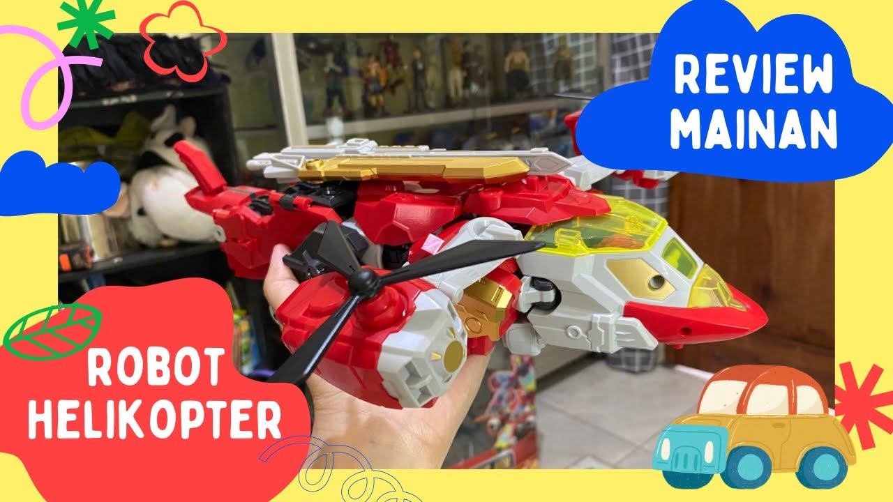 REVIEW MAINAN ROBOT HELIKOPTER! KEREN BANGET 🤩