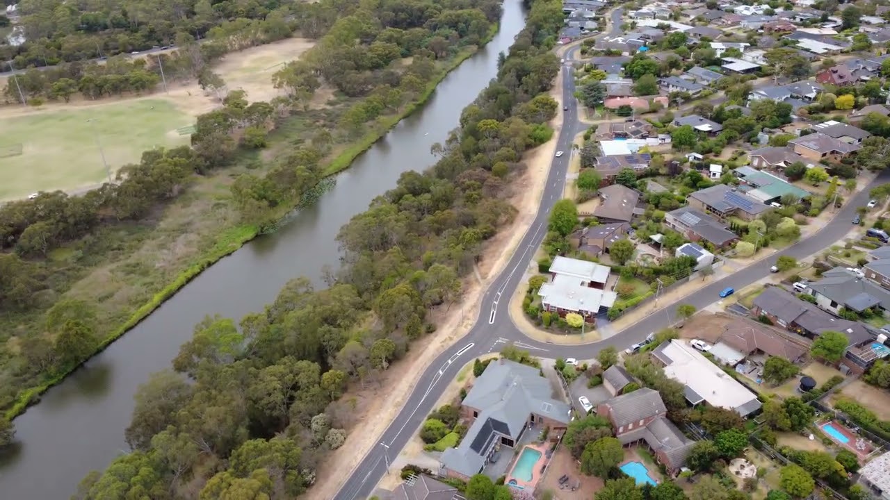 Drone video in highton