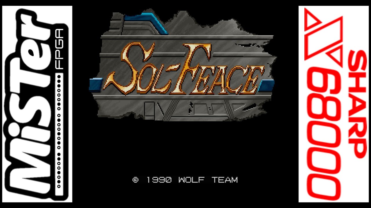 Sol-Feace (MiSTer FPGA - Sharp X68000) 1440p 60fps