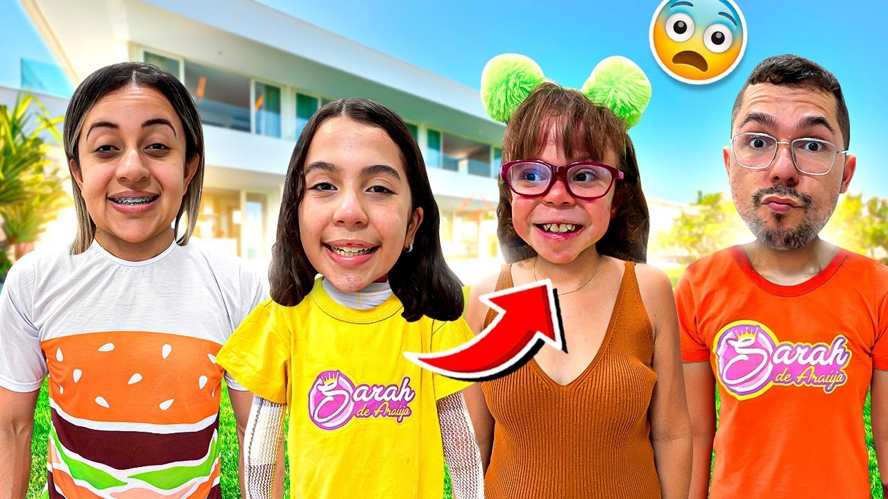TROCA DE PAPEIS EM FAMÍLIA ! - Família Araújo