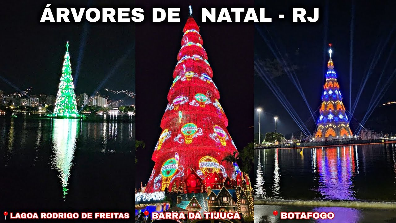 🎄ÁRVORES De NATAL Do RIO De JANEIRO 2025 | Barra Da Tijuca, Lagoa E Botafogo ✨️ *ENCANTADOR*
