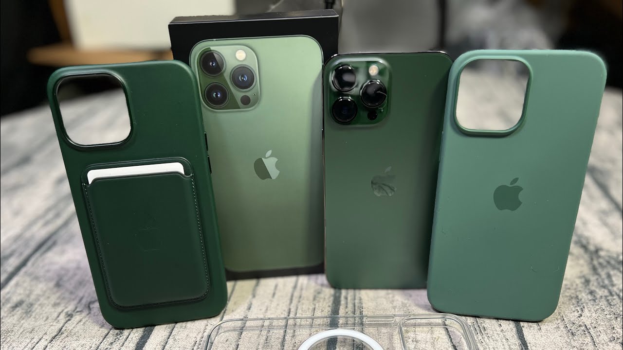 iPhone 13 Pro Max Alpine Green — распаковка и официальные чехлы Apple