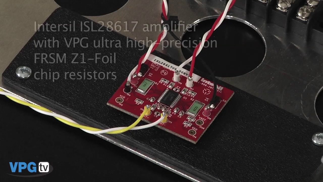 Z1 Foil resistors vs Thin Film resistors with Intersil instrumentation amplifier