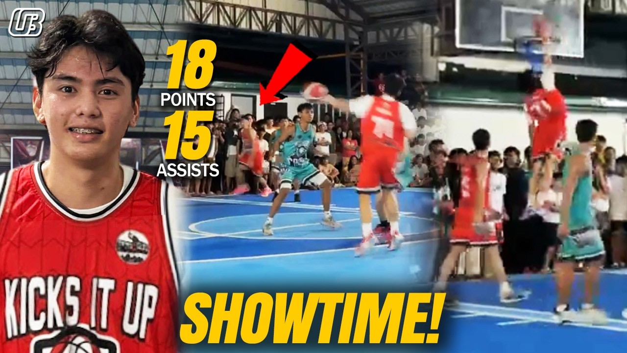 SHOWTIME mga pasa ni Chog Moral ala Titing Manalili! 18PTS-15AST in 18mins!
