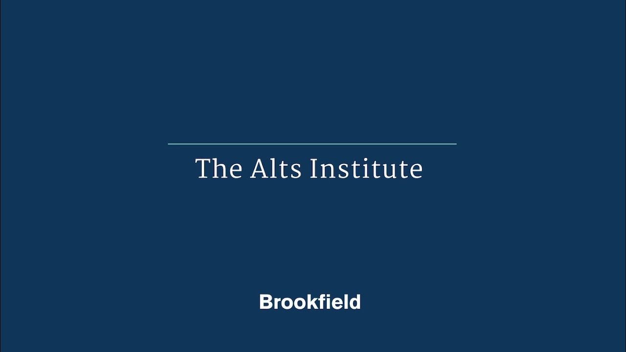 The Alts Institute: The Alts Starting Point