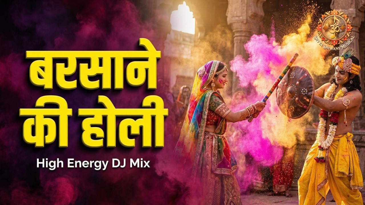 ब्रज की असली मस्ती 🌈 बरसाने की होली | Barsane Ki Holi Anthem + High Energy Dance Track