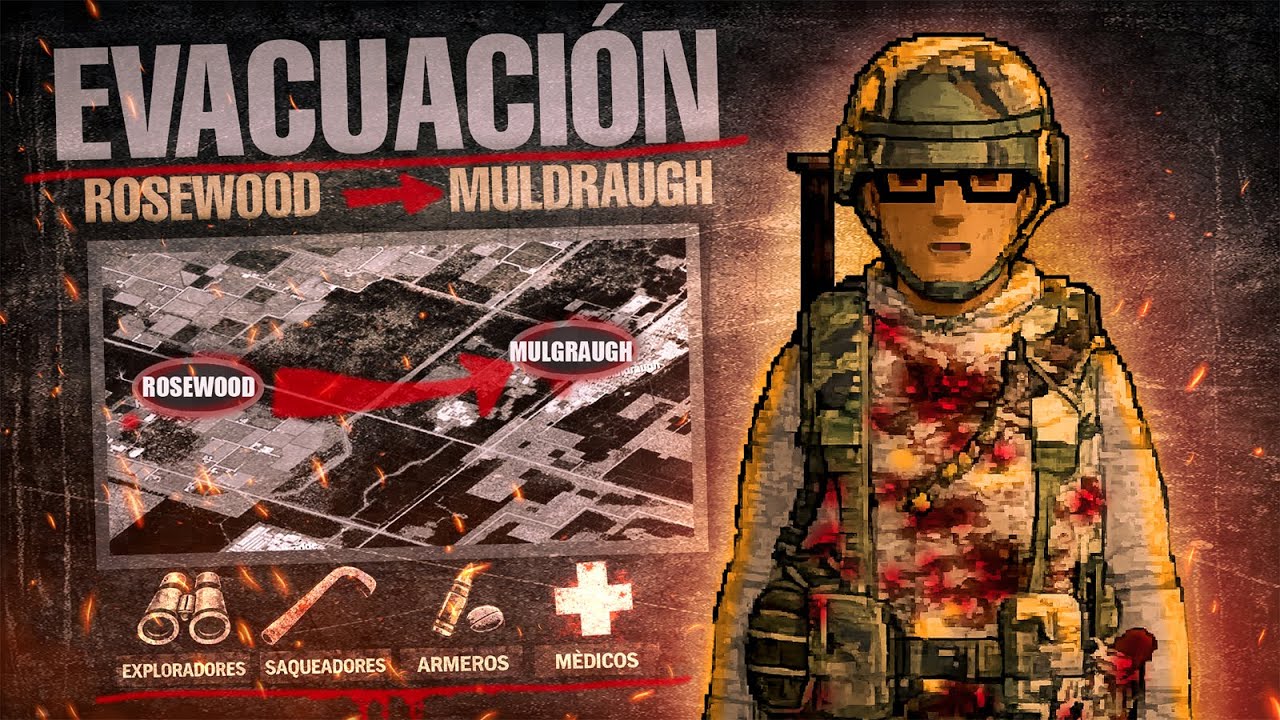 🚨 DÍA DE EVACUACIÓN | Rosewood cae, partimos a Muldraugh | Project Zomboid B42