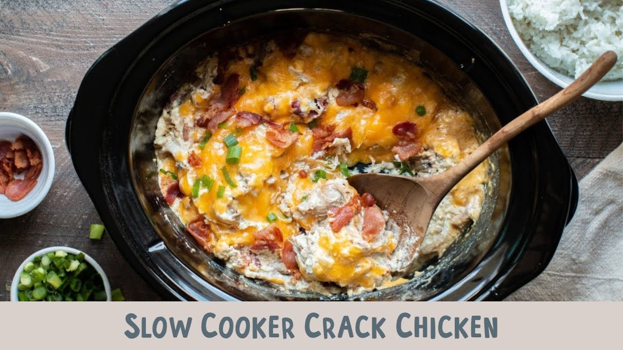 🔥 Slow Cooker Crack Chicken: The Viral Recipe You Need to Try! 🐔🧀🥓