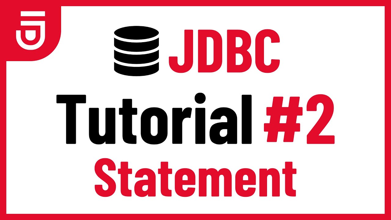 Заявление | Учебник JDBC для начинающих